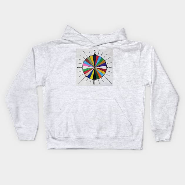 THE WHEEL Kids Hoodie by lautir